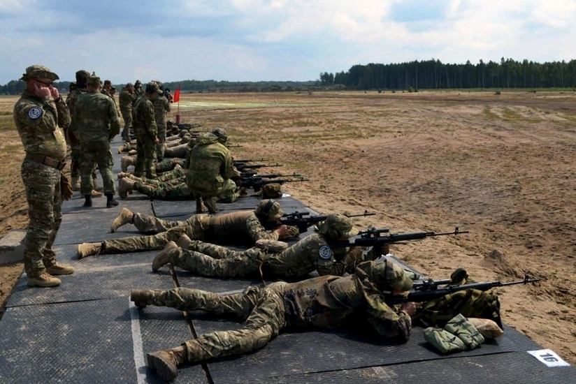 Азербайджанские снайперы, участвующие в конкурсе Снайперский рубеж, вышли в полуфинал