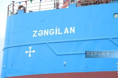 “Zəngilan” tankeri inşasının davam etdirilməsi məqsədilə suya salınıb