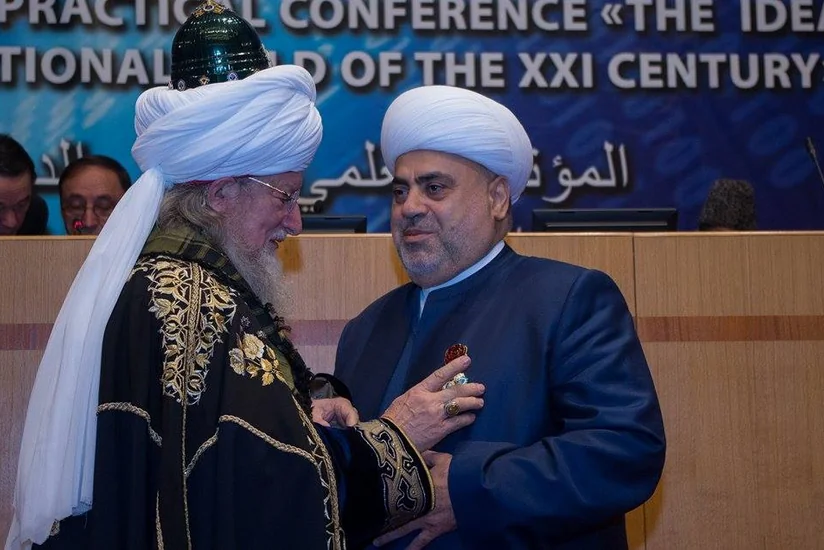 Şeyxülislam Allahşükür Paşazadə Rusiya Mərkəzi Ruhani İdarəsinin ali mükafatı ilə təltif olunub