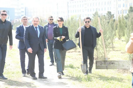 Heydər Əliyevin 100 illiyinə həsr olunan ağacəkmə aksiyası keçirilib