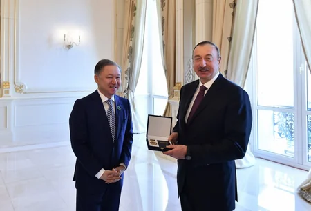 President Ilham Aliyev received parliament speakers of Turkey, Kazakhstan and Kyrgyzstan