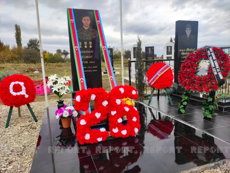 Sabirabadda şəhid bulağının açılışı olub