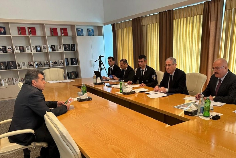 Muxtar Babayev Ağstafada vətəndaşları qəbul edib