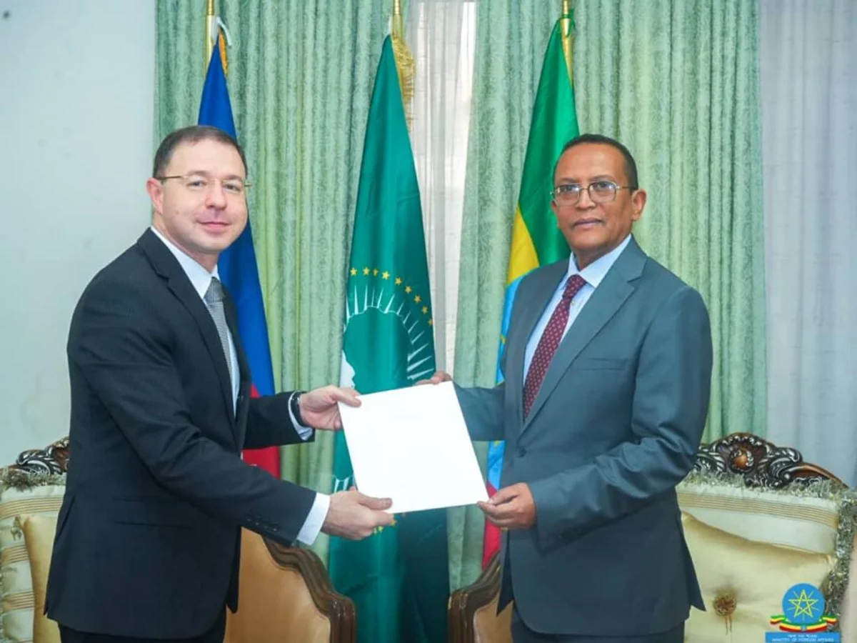 Newly apopinted Azerbaijani ambassador to Ethiopia presents his credentials