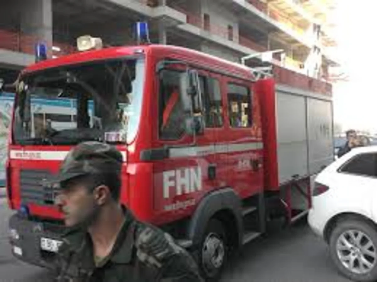 Xaçmazın Mərkəzi bazarında yanğın olub