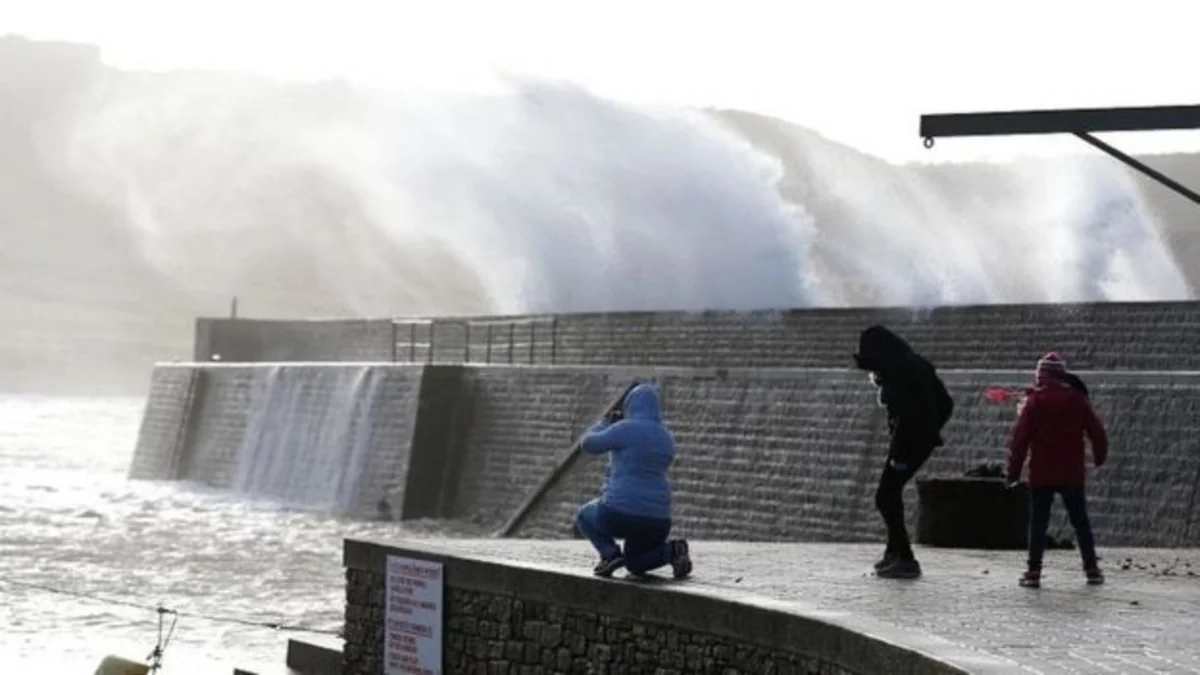 Three people died as storm Eleanor swept across Europe