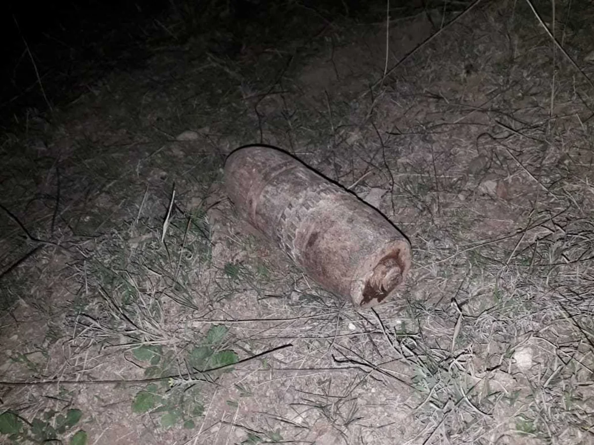 Tovuzda top mərmisi aşkarlanıb