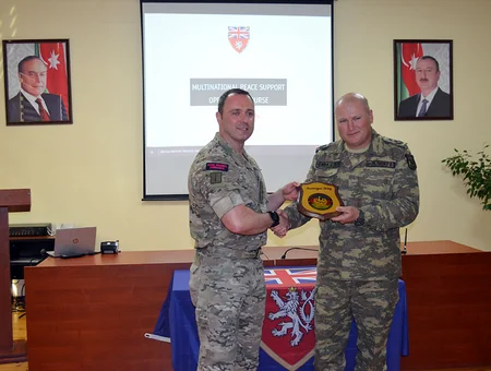 ‘Multinational Peace Support Operations Course’ held in Baku ends