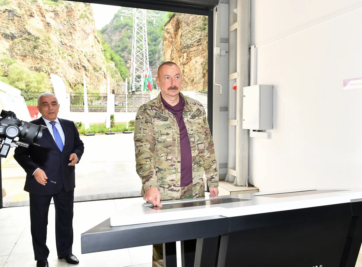 President attends opening of Kalbajar-1 Small Hydropower Plant