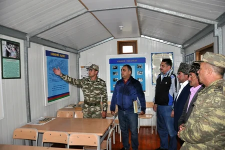 Cəbhə bölgəsində hərbçilər üçün tədbir keçirilib