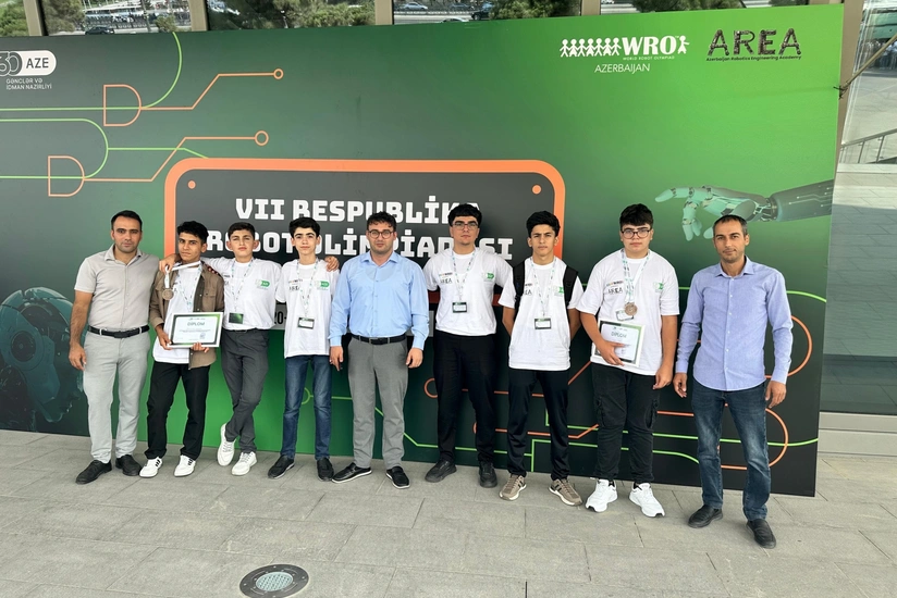 Naxçıvanlı şagirdlər VII Robot Olimpiadasında qalib olublar