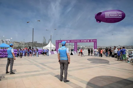 “GESCO” şirkəti Bakı marafonunun mühafizəsini təmin edib - FOTO