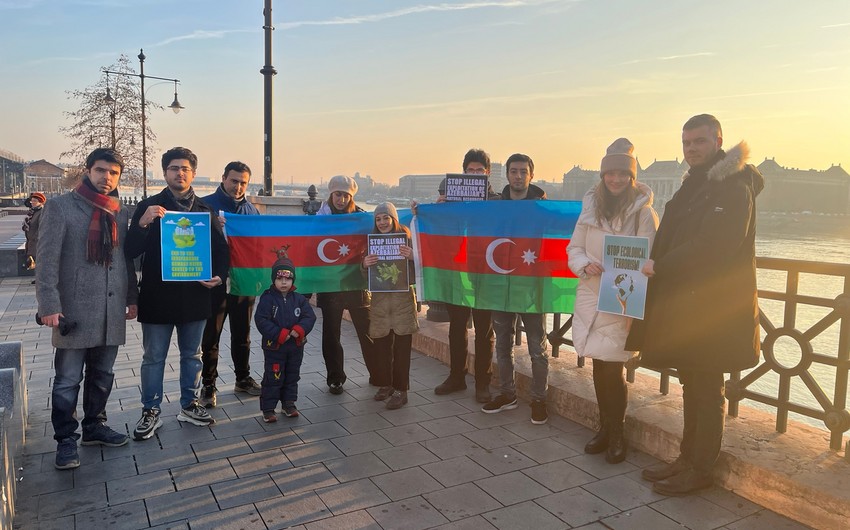 Budapeşt, Praqa və Kişineuda erməni ekoterroruna etiraz olaraq aksiyalar keçirilib