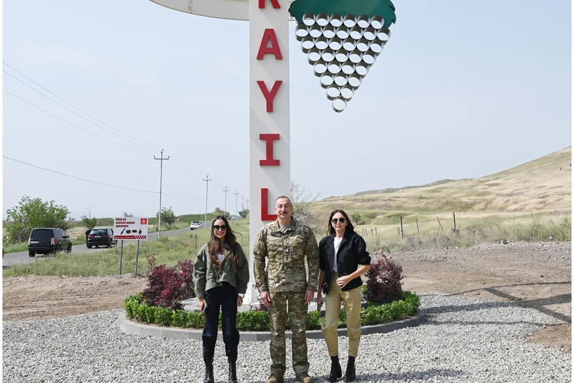 Prezident: Eyni dizaynla “Cəbrayıla xoş gəlmişsiniz!” lövhəsini bərpa etdik