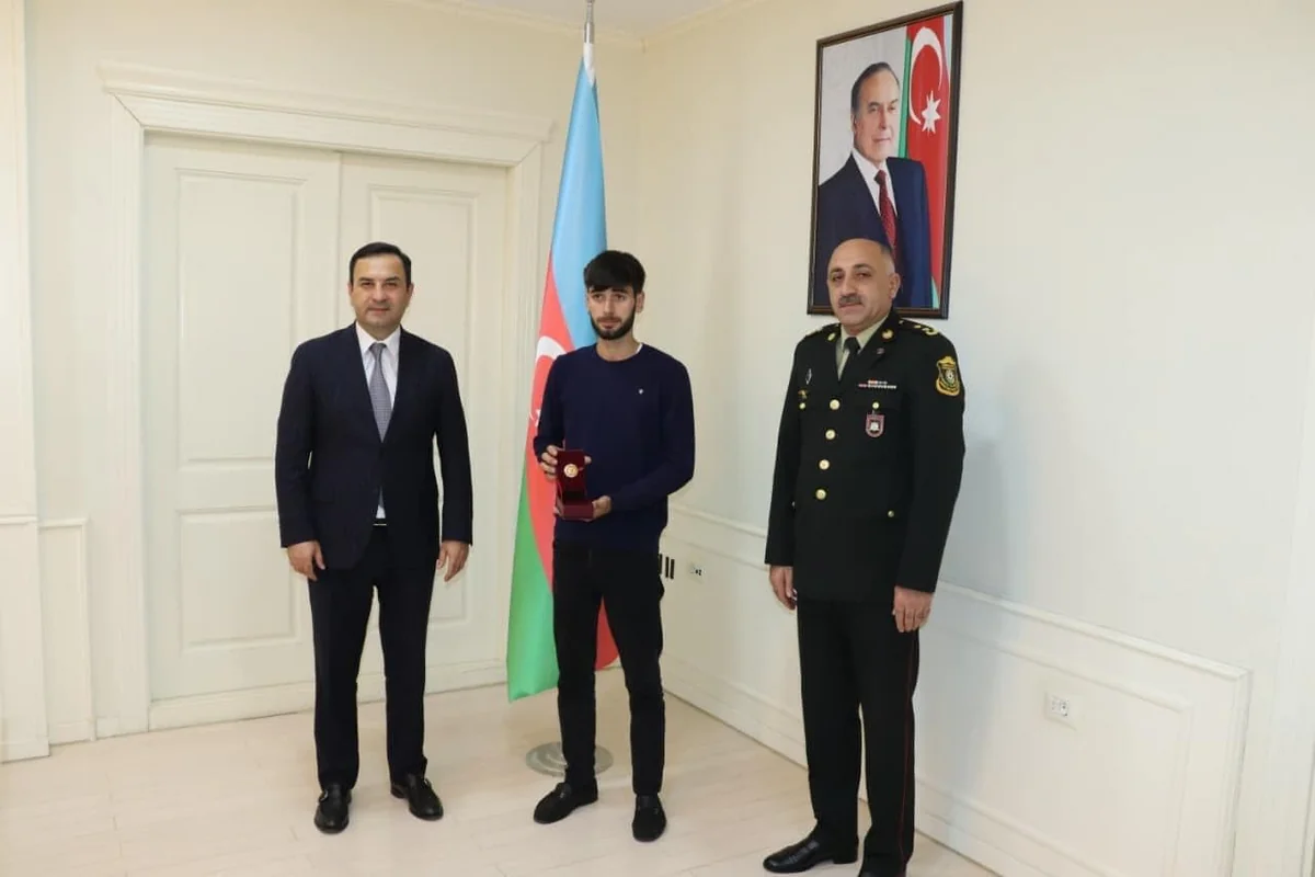 Vətən müharibəsi qazilərinə və iştirakçılarına medallar təqdim olunub