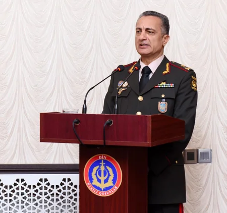 Daxili Qoşunların Ali Hərbi Məktəbində Heydər Əliyevin 100 illik yubileyi ilə əlaqədar tədbir keçirilib