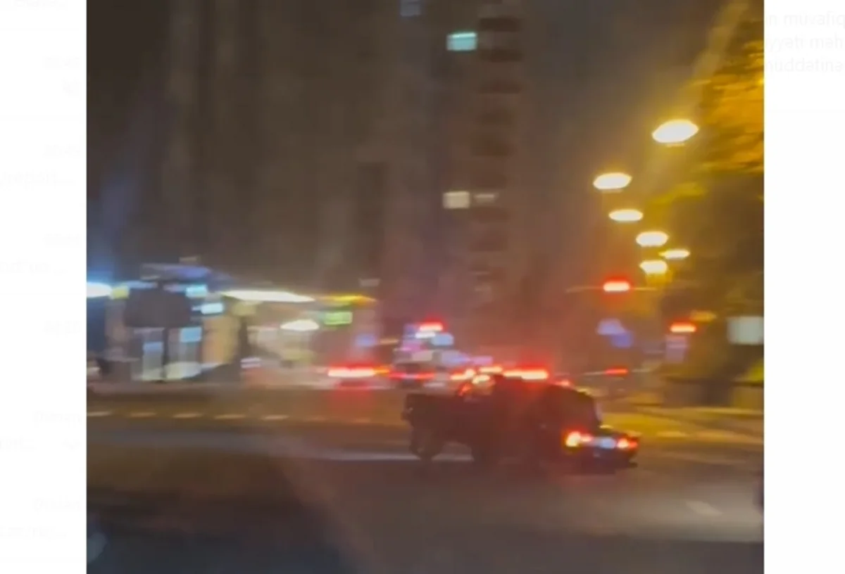 Bakıda avtoxuliqanlıq edən sürücü həbs edilib