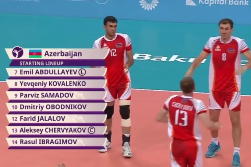 Azərbaycanın kişilərdən ibarət voleybol yığması Serbiyaya məğlub olub - VİDEO