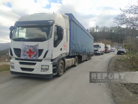 По дороге Ханкенди-Лачын беспрепятственно проехали 23 автомобиля МККК