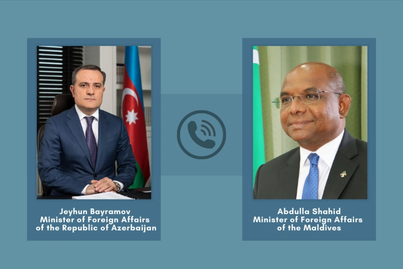 Azərbaycan və Maldiv XİN başçıları arasında telefon danışığı olub