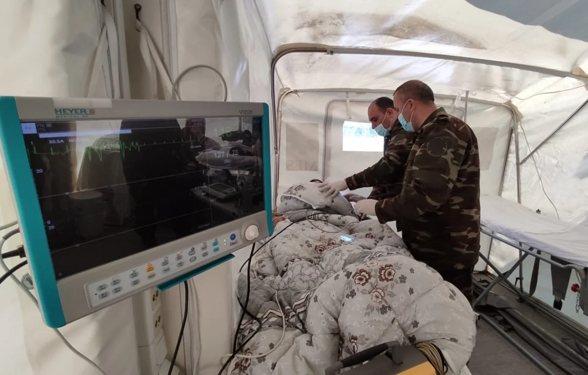 В полевых госпиталях МЧС Азербайджана в Турции медуслуги оказаны 1090 пострадавшим