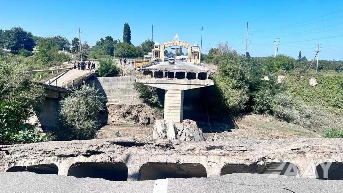 New bridge to be built on site of bridge that collapsed in mudslide in Khachmaz
