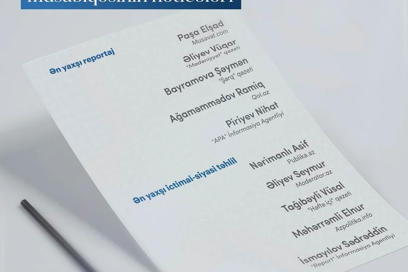 “Global Media Group”un 5 əməkdaşı MEDİA-nın fərdi jurnalist müsabiqəsinin qalibi olub