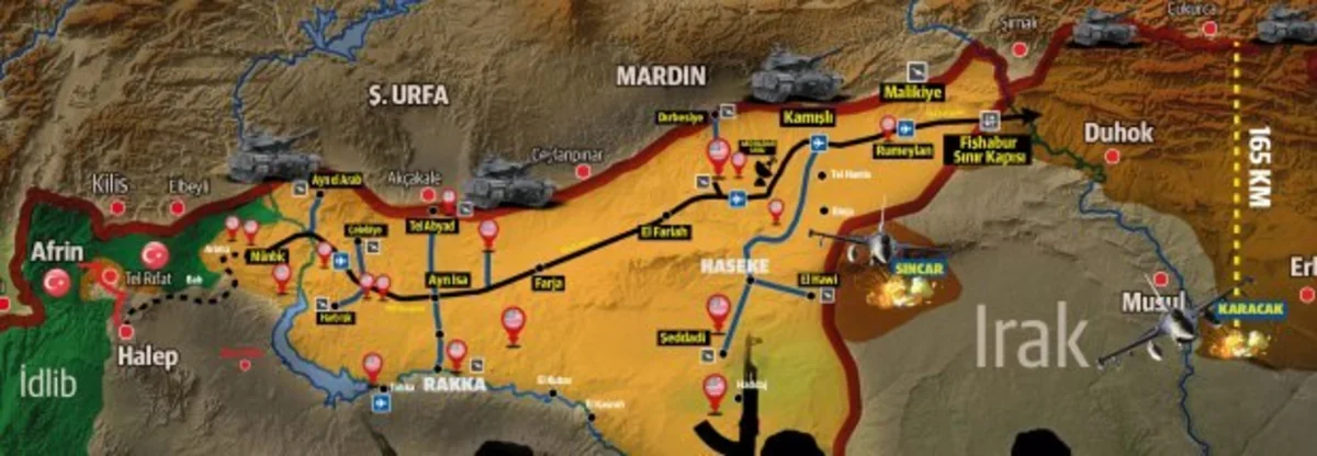 Türkiyə ordusu Fəratın şərqində keçirəcəyi əməliyyatın bəzi detallarını açıqlayıb