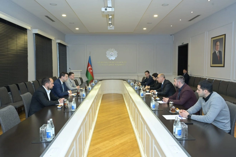 Emin Əmrullayev FIBA Çempionlar Liqasının rəsmi şəxsləri ilə görüşüb 