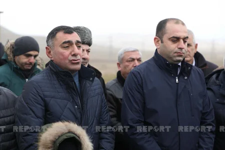 Tombstone monument for martyred journalist Maharram Ibrahimov unveiled