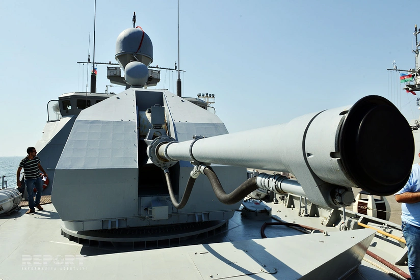Russian warships in Baku - PHOTOS