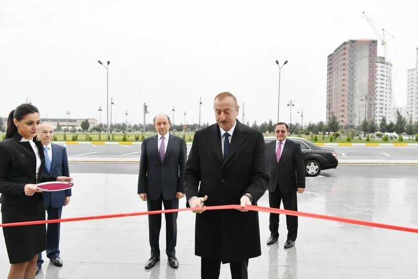 President Ilham Aliyev inaugurates new administrative building of Binagadi District Court