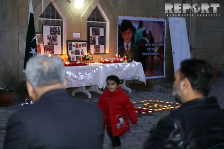 Pakistanın Azərbaycandakı səfirliyində terror aktı qurbanlarının xatirəsi anılıb