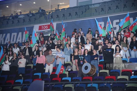 Milli Gimnastika Arenasında Avropa Kubokunun açılış mərasimi keçirilib