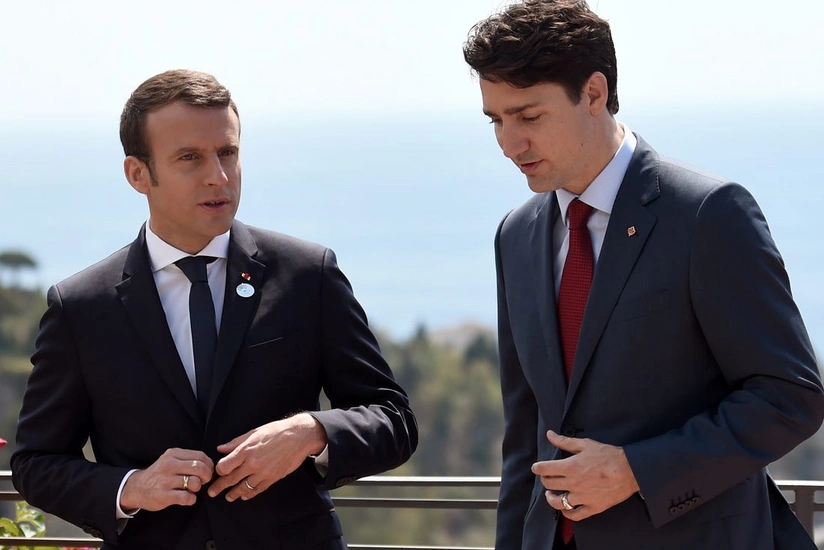 Makron Kanadanın baş naziri ilə Qarabağı müzakirə edib