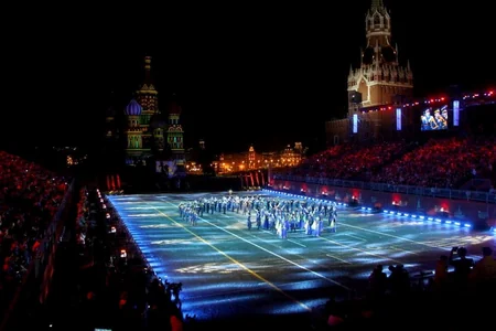 Azerbaijan Military Band takes part in Spasskaya Tower international military music festival