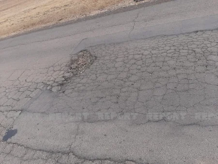 Cəlilabadda 14 kəndi birləşdirən yol qəzalı vəziyyətdədir