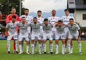 Qarabağ Avstriyadakı sonuncu yoxlama matçında məğlub olub