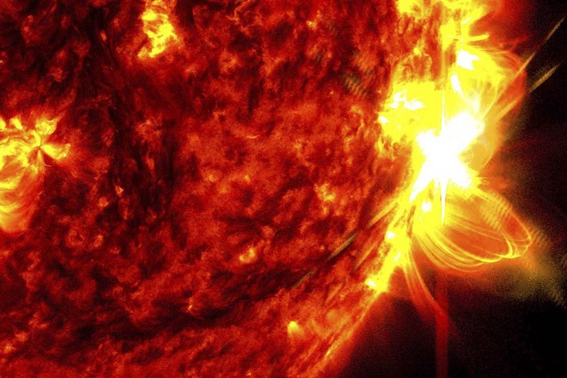 Günəşdə ötən gün doqquz güclü partlayış baş verib