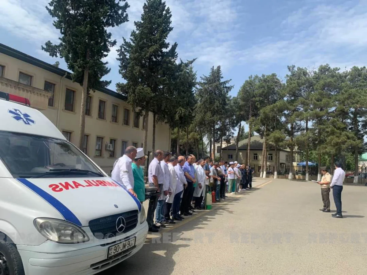 Biləsuvarda fövqəladə hadisələrin nəticələrinin aradan qaldırılmasına dair məşq keçirilib