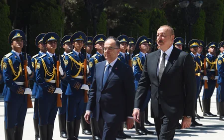Official welcome ceremony held for President of Albania