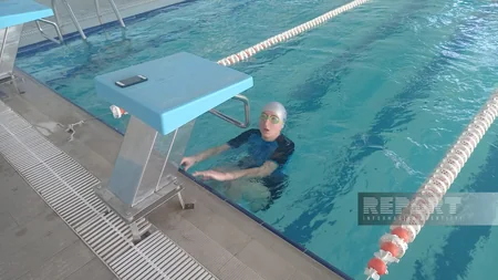 ​Qusar Olimpiya İdman Kompleksində ilk dəfə qış ayında üzgüçülük yarışı keçirilir