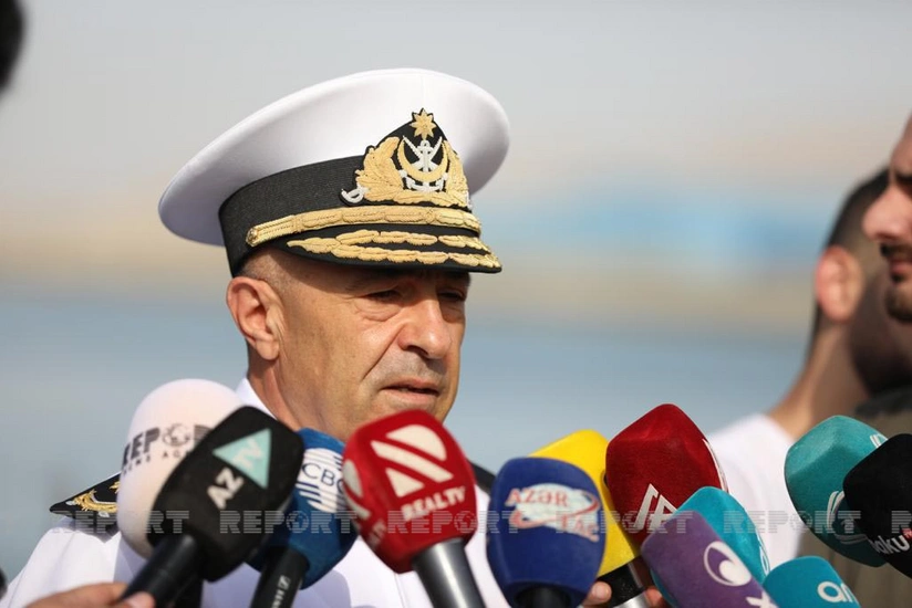 Commander of Azerbaijani Navy announces purpose of exercises