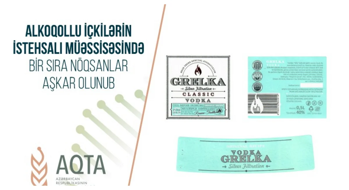 Alkoqollu içkilərin istehsalı müəssisəsində bir sıra nöqsanlar aşkar olunub