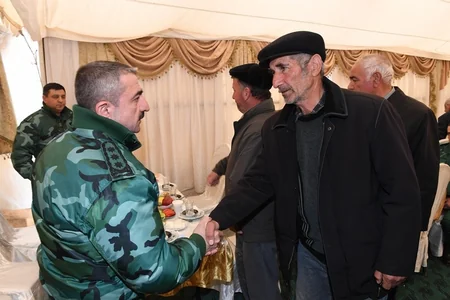 DSX rəisi Ermənistanla sərhədə gedib, döyüş fəaliyyətini yoxlayıb