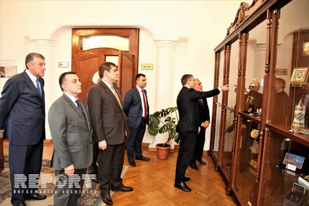 Vasif Talıbov Batumi Dövlət Universitetində olub