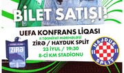 “Zirə” - “Hayduk” oyununun biletləri bu gündən satışa çıxarılır