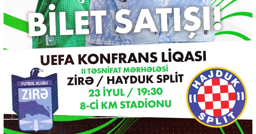 “Zirə” - “Hayduk” oyununun biletləri bu gündən satışa çıxarılır
