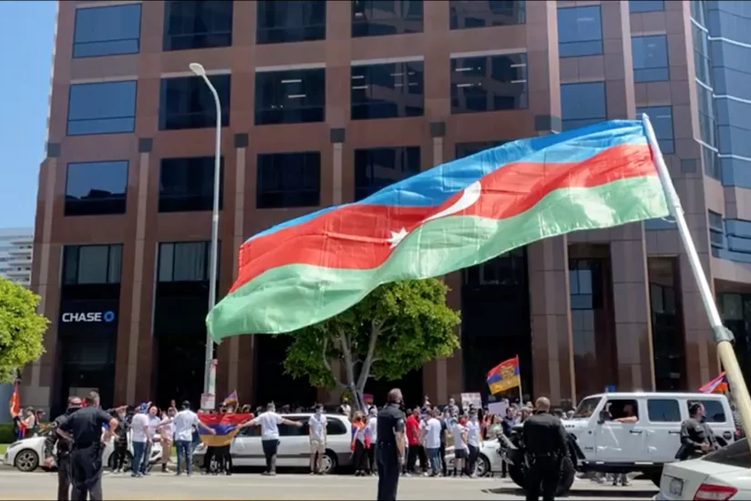 ABŞ-ın daha bir şəhərində Ermənistan əleyhinə aksiya keçirilib