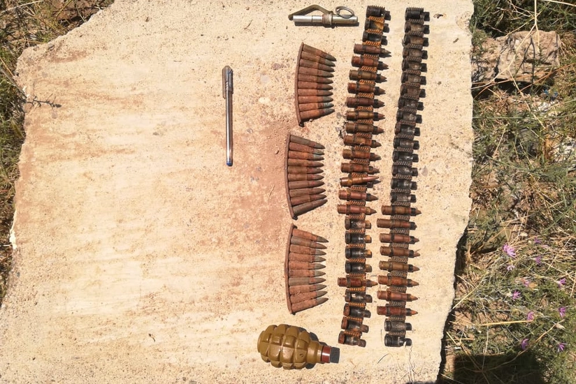 В Газахе обнаружены граната и боеприпасы